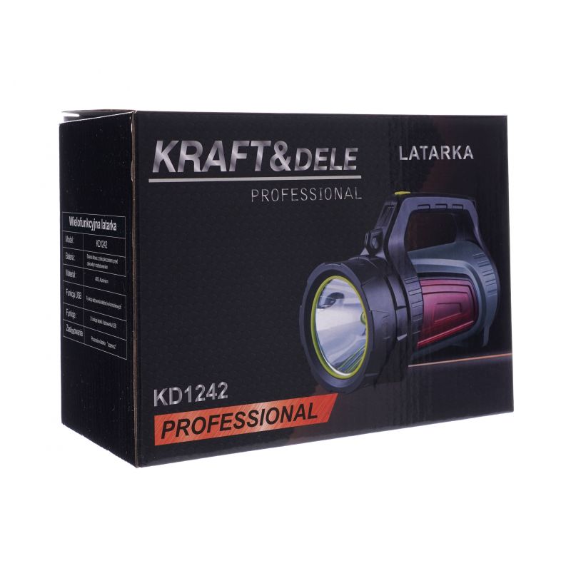 LED baterka svietidlo 3,7V 8000mAh 1200lm KD1242 – Obrázok 8