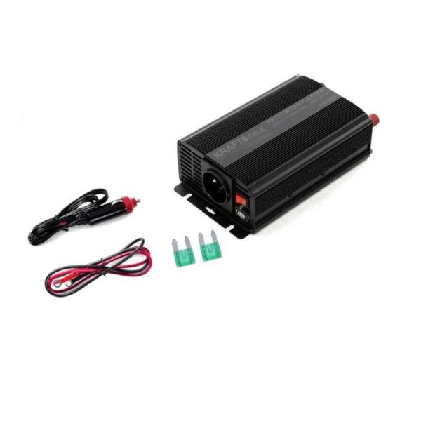 Menič napätia, 12V na 230V 300 / 600W, Kraft&Dele | KD1257