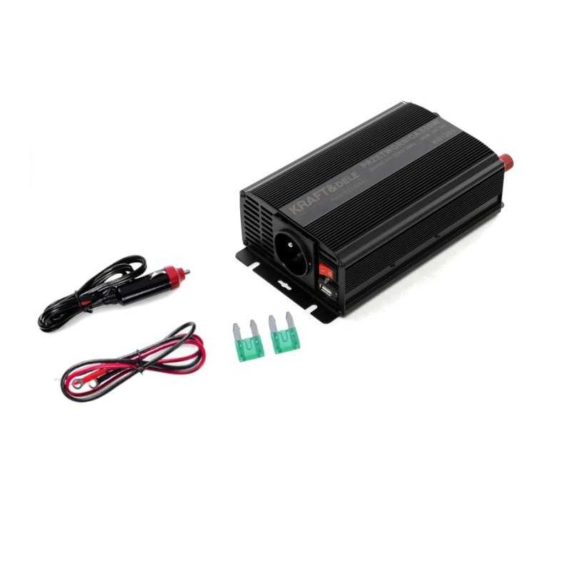 Menič napätia, 12V na 230V 300 / 600W, Kraft&Dele | KD1257