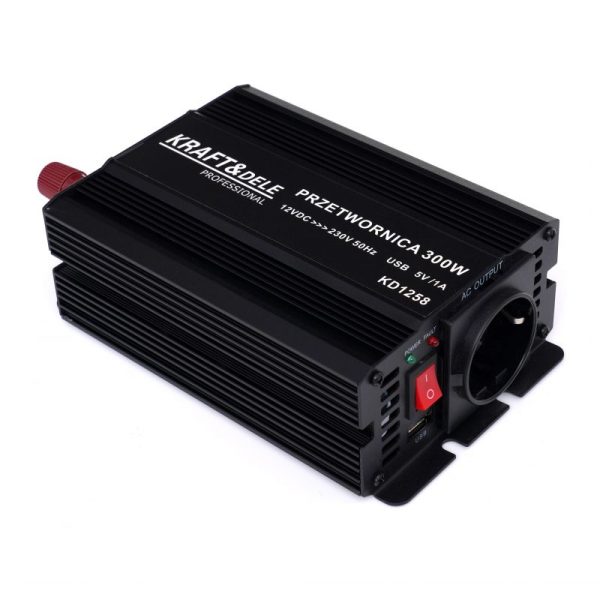 Menič napätia, 12V na 230V 300W/600W korigovaná sínusoida | KD1258 – Obrázok 5