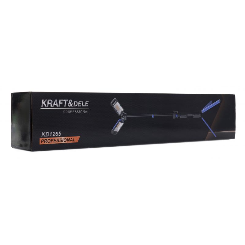 Dielenské stojanové svetlo 5000Lm, 2 x 21700, 4000 mAh KD1265 – Obrázok 12