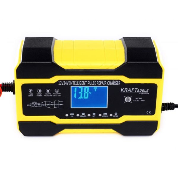 Autonabíjačka – Usmerňovač 12V/24V 5A/10A 100-150AH KD 1291 – Obrázok 2