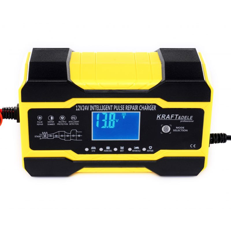 Autonabíjačka – Usmerňovač 12V/24V 5A/10A 100-150AH KD 1291 – Obrázok 2