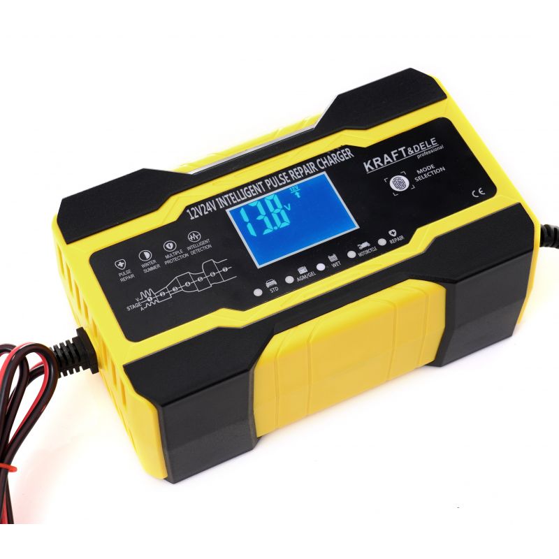 Autonabíjačka – Usmerňovač 12V/24V 5A/10A 100-150AH KD 1291 – Obrázok 5