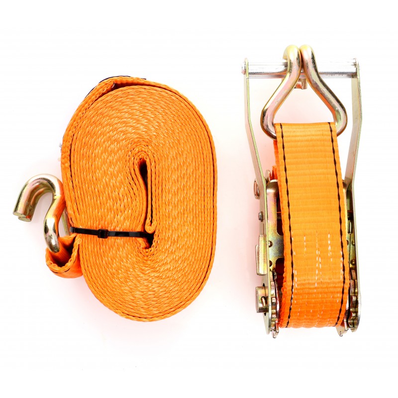 Upínací popruh s račňou a hákmi 4m/35mm/2t | KD1324 – Obrázok 2