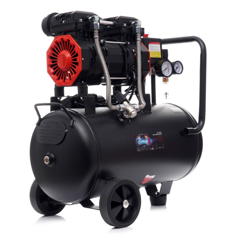 Bezolejový kompresor 24l 2piesty 1390W | KD1385 – Obrázok 3