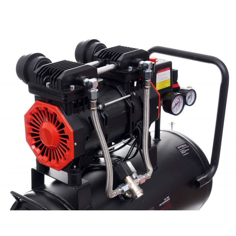 Bezolejový kompresor 24l 2piesty 1390W | KD1385 – Obrázok 4