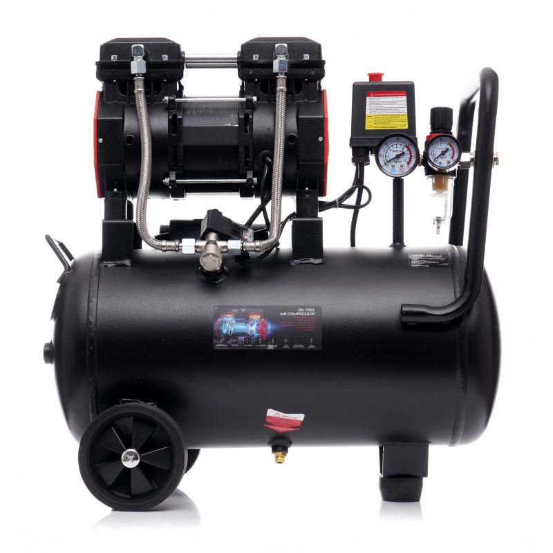 Bezolejový kompresor 24l 2piesty 1390W | KD1385 – Obrázok 5
