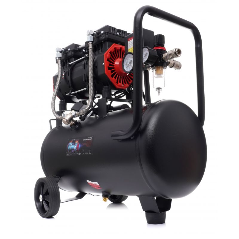 Bezolejový kompresor 24l 2piesty 1390W | KD1385 – Obrázok 7