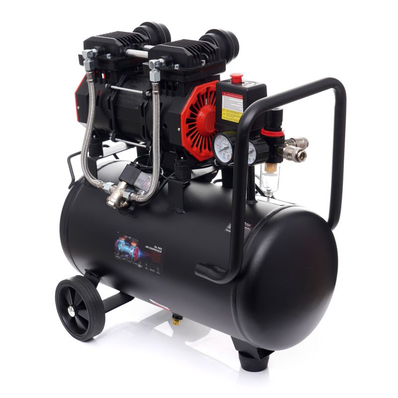 Bezolejový kompresor 24l 2piesty 1390W | KD1385 – Obrázok 8