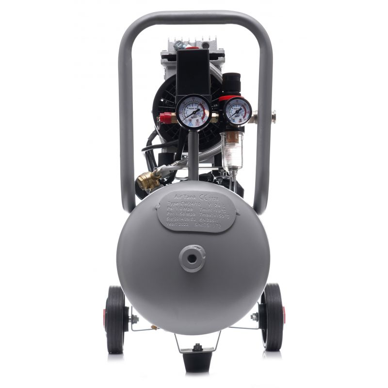 Bezolejový kompresor 24L 1200W | KD1395 – Obrázok 2