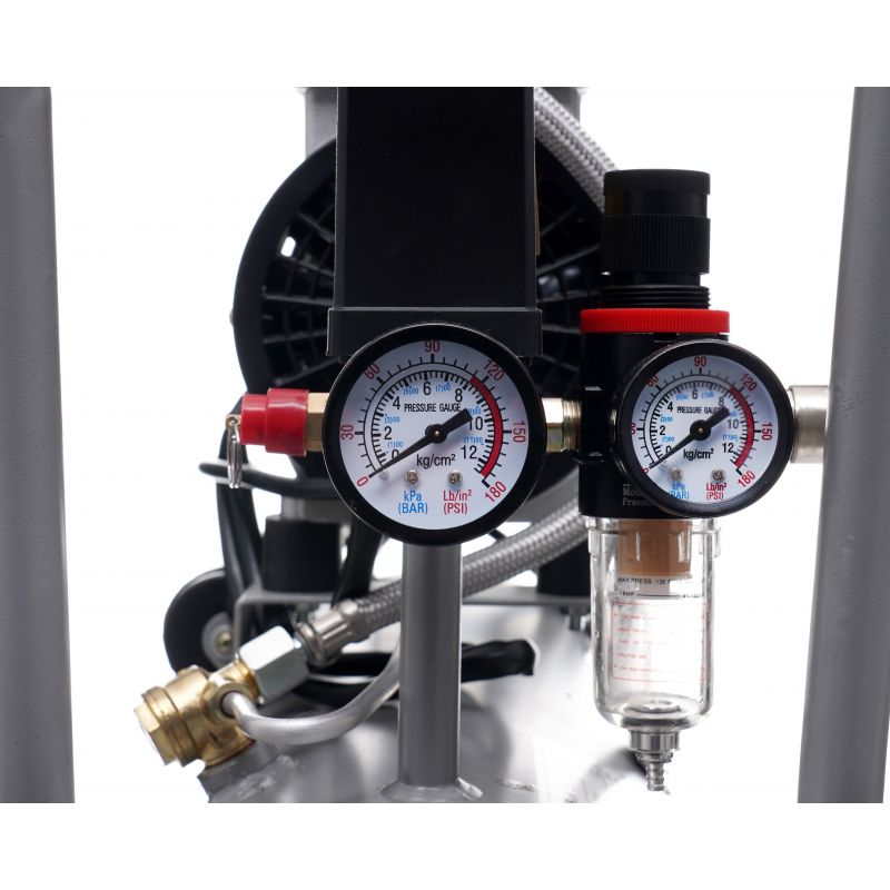 Bezolejový kompresor 24L 1200W | KD1395 – Obrázok 3