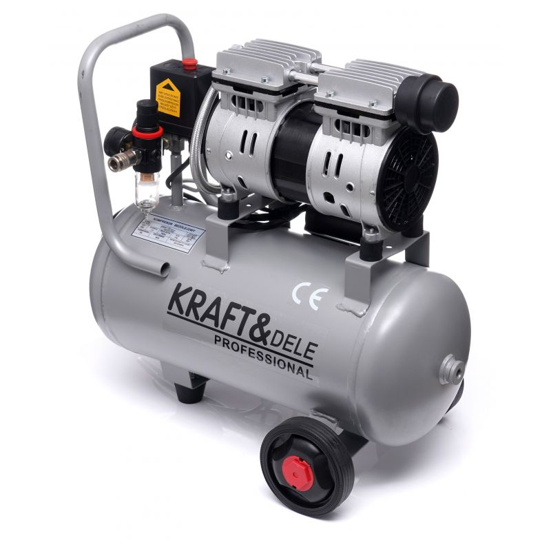 Bezolejový kompresor 24L 1200W | KD1395 – Obrázok 6