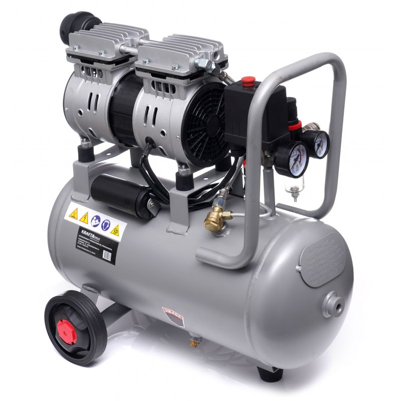 Bezolejový kompresor 24L 1200W | KD1395 – Obrázok 8