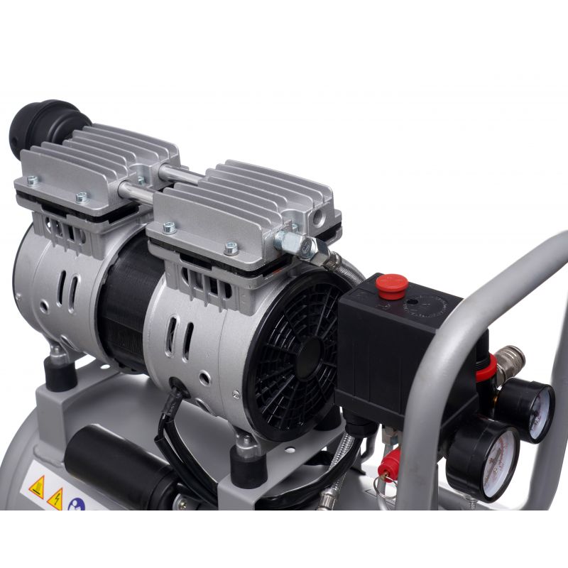 Bezolejový kompresor 24L 1200W | KD1395 – Obrázok 9