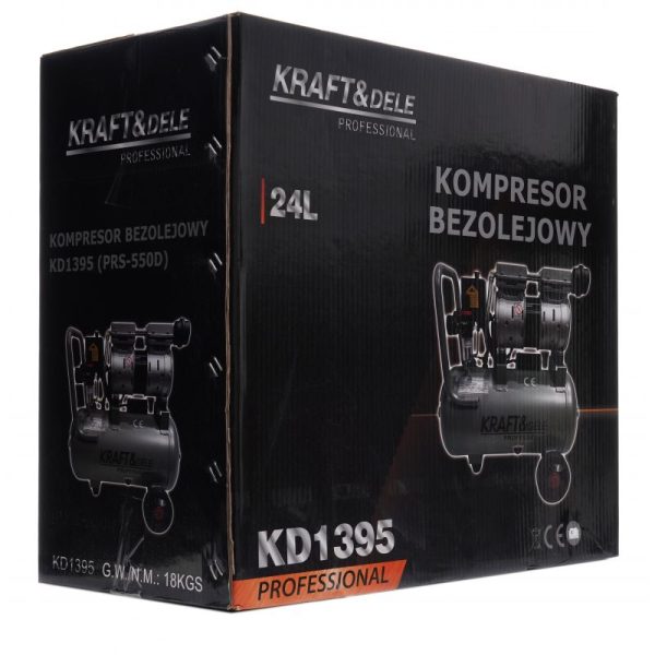 Bezolejový kompresor 24L 1200W | KD1395 – Obrázok 10