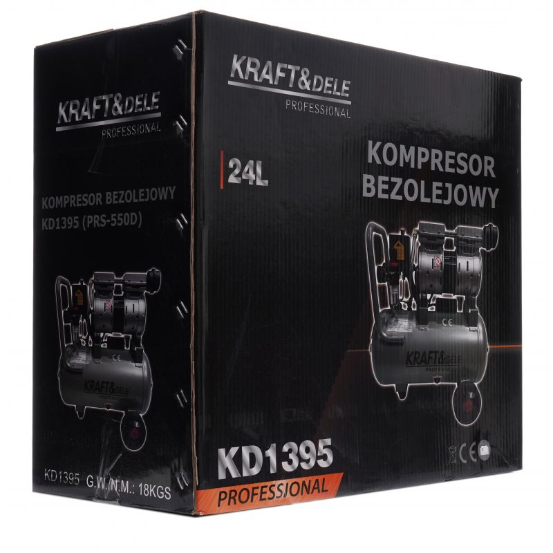 Bezolejový kompresor 24L 1200W | KD1395 – Obrázok 10