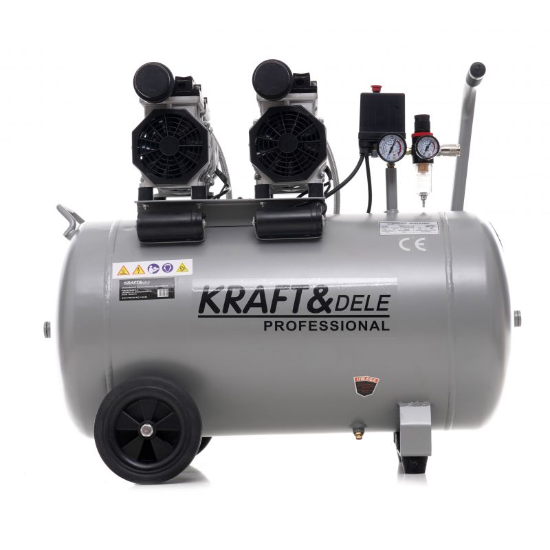Bezolejový kompresor 100L 2x1500W | KD1398
