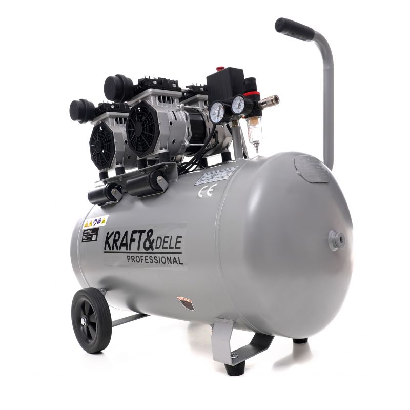 Bezolejový kompresor 100L 2x1500W | KD1398 – Obrázok 4