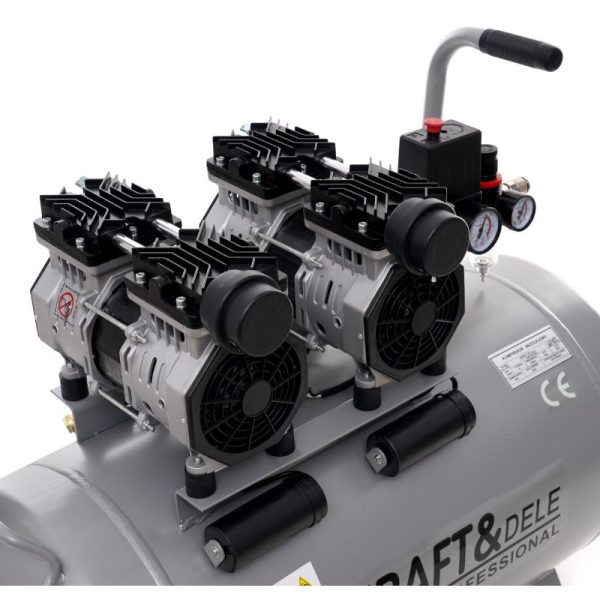 Bezolejový kompresor 100L 2x1500W | KD1398 – Obrázok 8