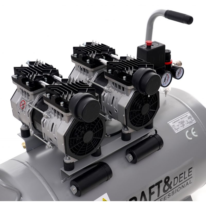 Bezolejový kompresor 100L 2x1500W | KD1398 – Obrázok 8