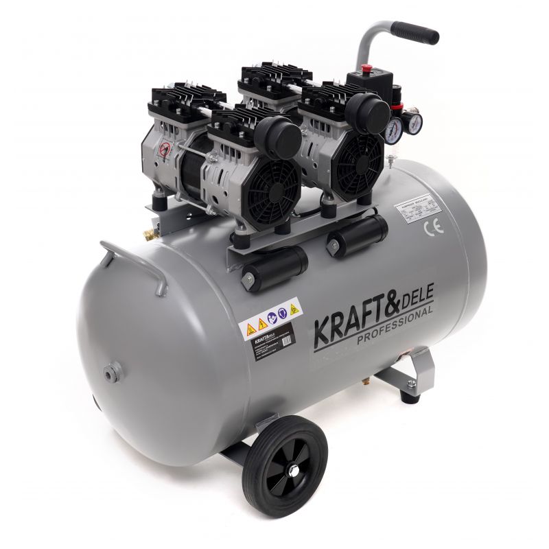 Bezolejový kompresor 100L 2x1500W | KD1398 – Obrázok 9