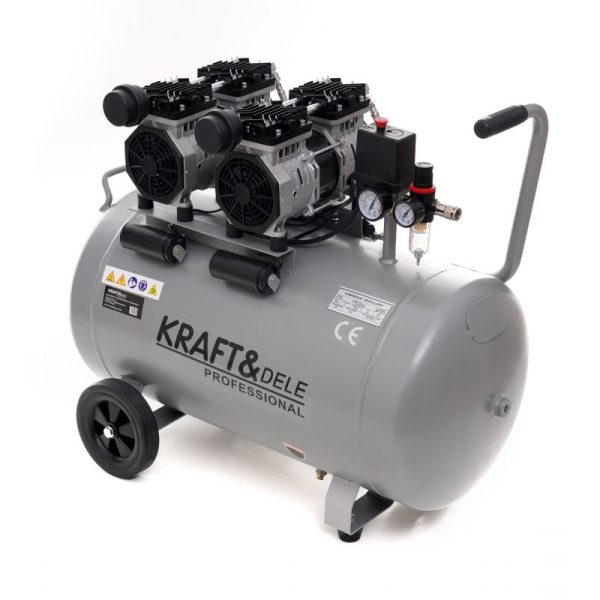Bezolejový kompresor 100L 2x1500W | KD1398 – Obrázok 11