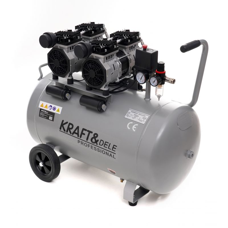 Bezolejový kompresor 100L 2x1500W | KD1398 – Obrázok 11
