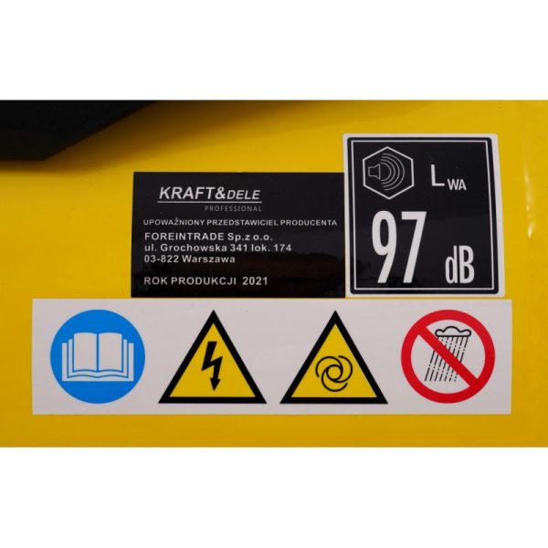 BEZOLEJOVÝ KOMPRESOR 24L 8BAR 230V KD1416 – Obrázok 9