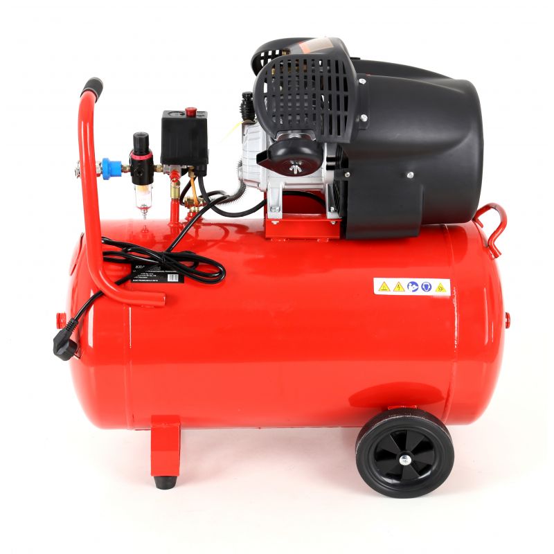 Olejový kompresor 100L 2-valec 3kW | KD1483 – Obrázok 5