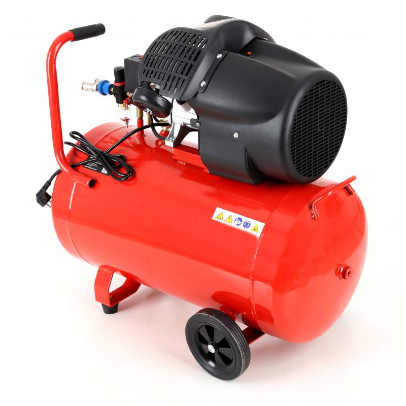 Olejový kompresor 100L 2-valec 3kW | KD1483 – Obrázok 6