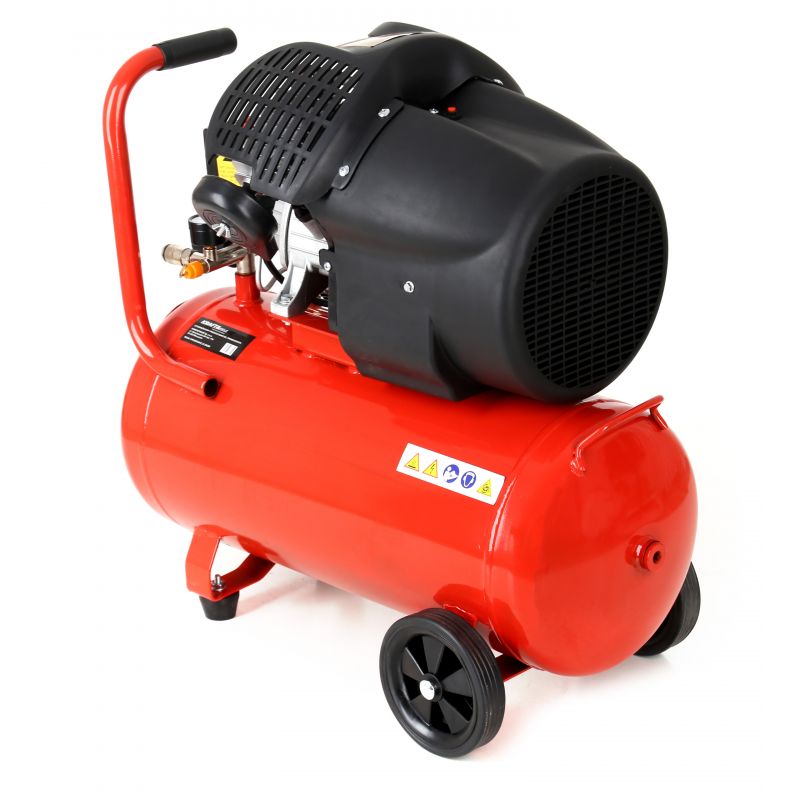 Olejový kompresor dvojpiestový 50L | KD1484 – Obrázok 7