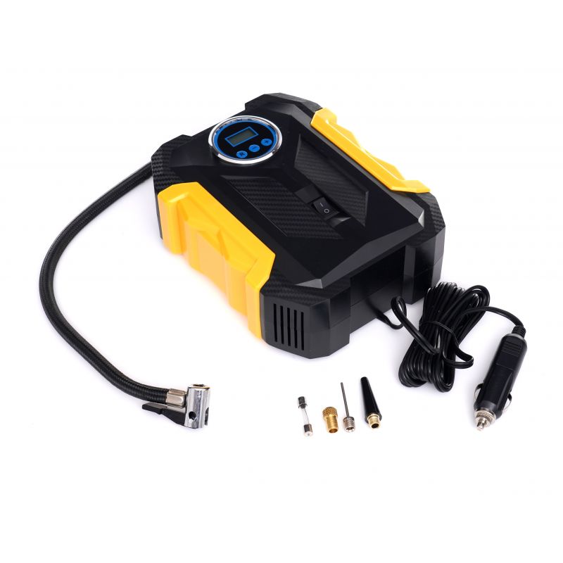 Automobilový kompresor, pumpa na bicykle do auta, pumpovanie 12V 40L/MIN – Obrázok 3