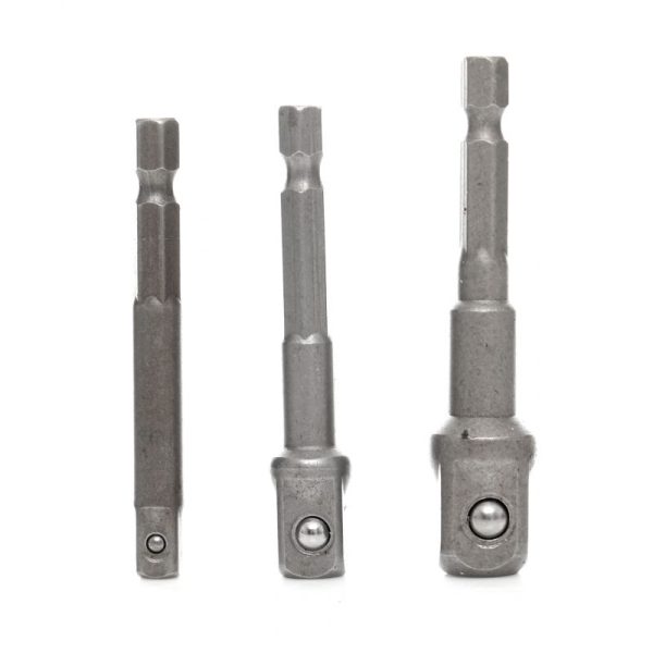 Adaptéry do vŕtačky 1/4″ 3/8″ 1/2″ 3ks | KD1573