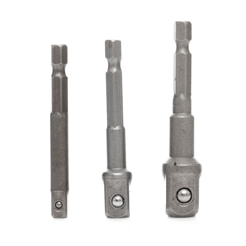 Adaptéry do vŕtačky 1/4″ 3/8″ 1/2″ 3ks | KD1573