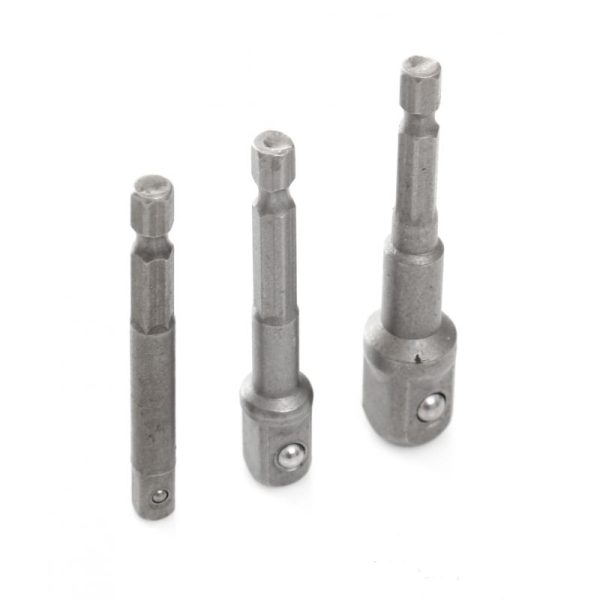Adaptéry do vŕtačky 1/4″ 3/8″ 1/2″ 3ks | KD1573 – Obrázok 2