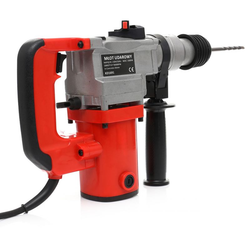 PRÍKLEPOVÉ VŔTACIE KLADIVO 1600W SDS+ plus – Obrázok 14