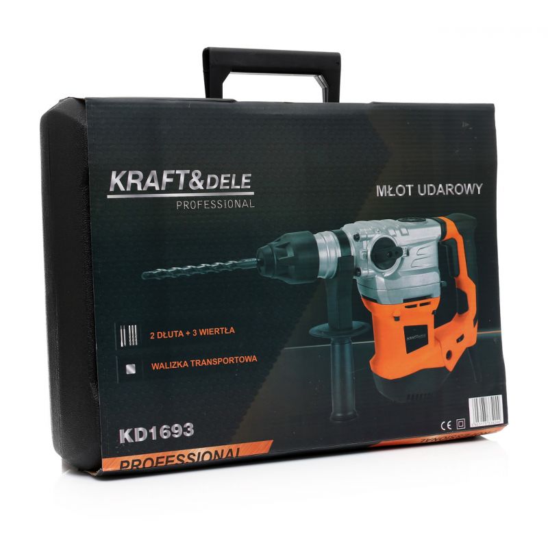 Vŕtacie kladivo SDS-plus 2400W 6J | KD1693 – Obrázok 10