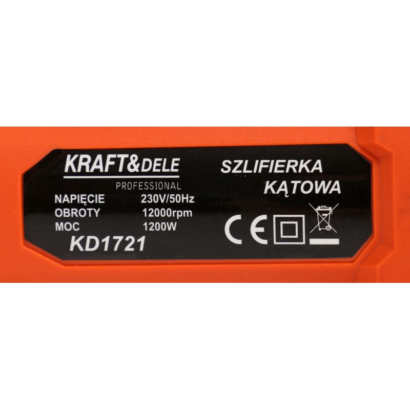 Uhlová brúska 125mm 1200W | KD1721 – Obrázok 6