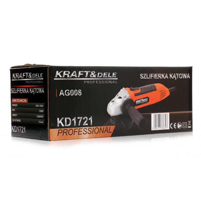 Uhlová brúska 125mm 1200W | KD1721 – Obrázok 10