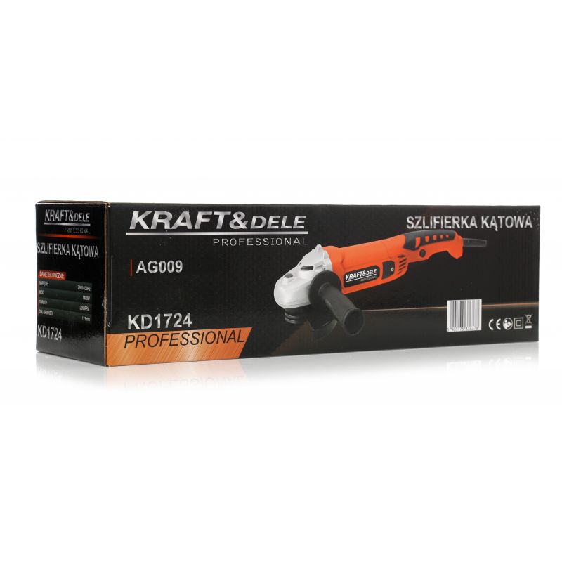 Uhlová brúska, 1400W, KRAFT&DELE | KD1724 – Obrázok 10