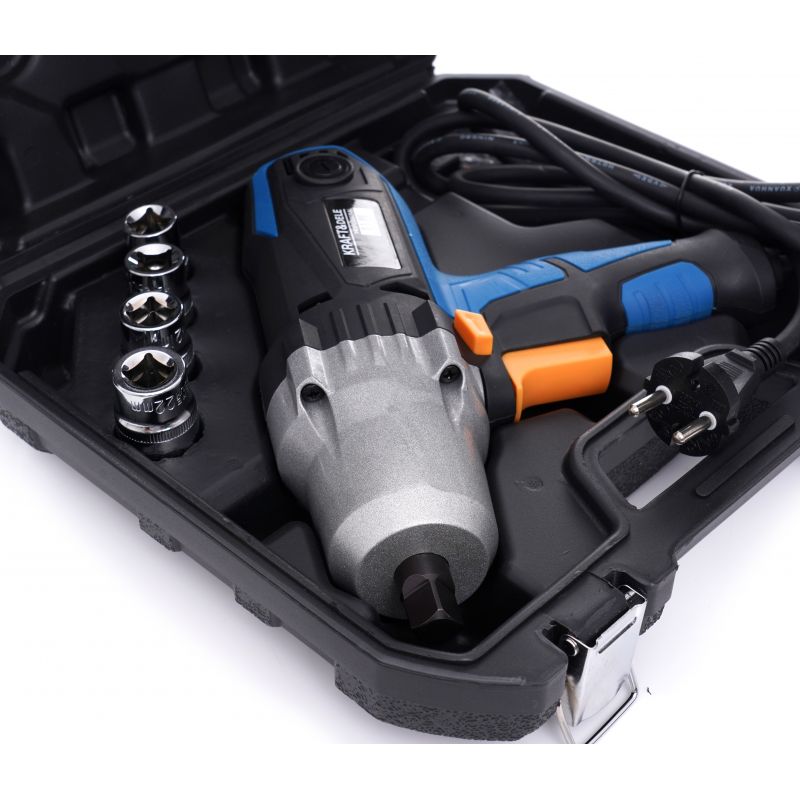 Elektrický razový uťahovák 1/2'' + kufrík + hlavice – Obrázok 3