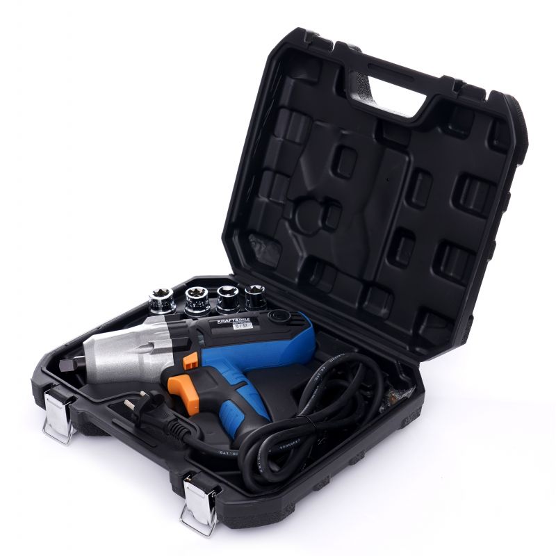 Elektrický razový uťahovák 1/2'' + kufrík + hlavice – Obrázok 4