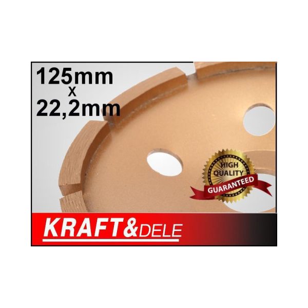 Diamantový segmentový kotúč do betónu 125 mm KD1954 – Obrázok 2