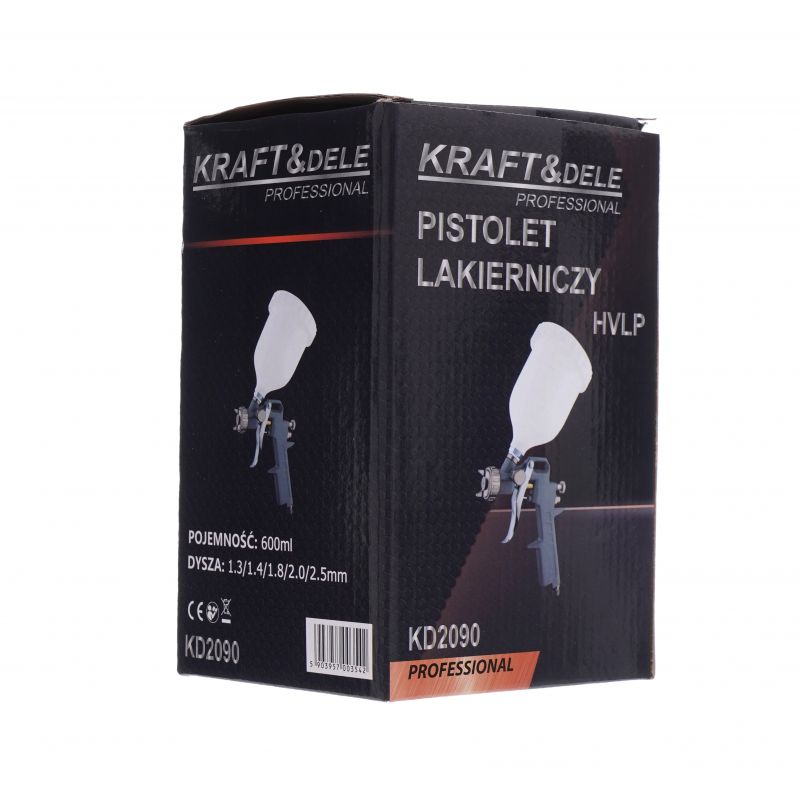 HVLP maliarska pištoľ 600ml KD2090 – Obrázok 10