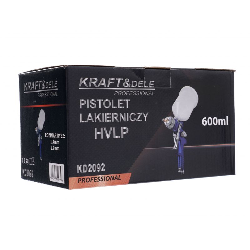 HVLP maliarska pištoľ 750ml KD2092 – Obrázok 11