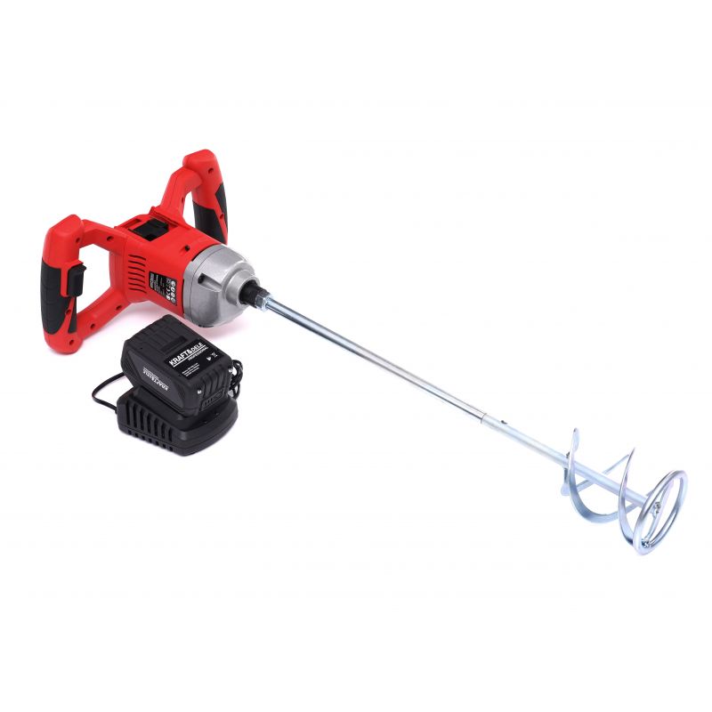 Akumulátorové miešadlo, M14, 100mm, 4Ah, KRAFT&DELE – Obrázok 3