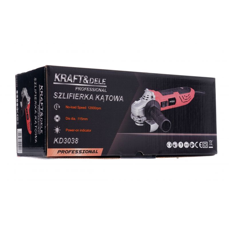 Uhlová brúska 1500W 115mm | KD3038 – Obrázok 4
