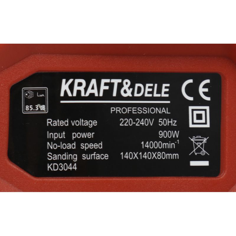 Excentrická brúska 900W, Kraft&Dele | KD3044 – Obrázok 10
