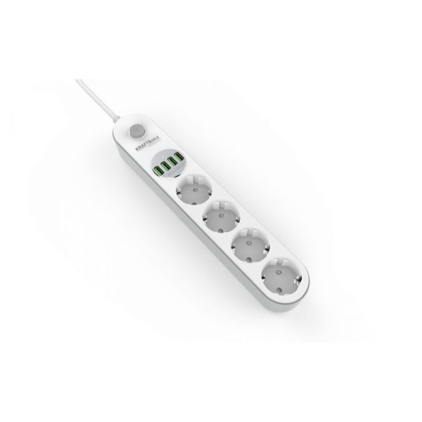 2m predlžovací kábel s USB a 5 zásuvkami KD4030 – Obrázok 2